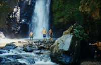 Swim in a Waterfall